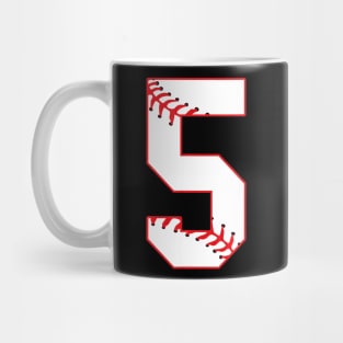 Cute Fifth Birthday Party 5th Baseball Mug